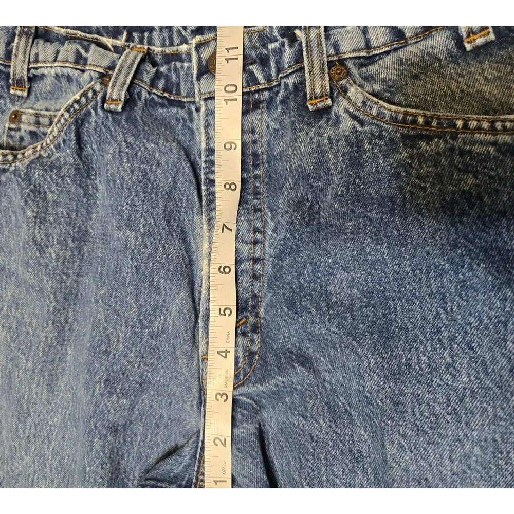 Vtg Levis 550 Orange Tab Jeans Made USA 33x32 Relaxed Fit 1998 Stonewash Denim